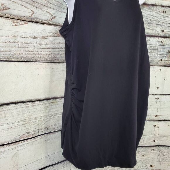 Maurices Maternity XL Black Sleeveless Tank Top Stretch Comfort - Picture 2 of 6